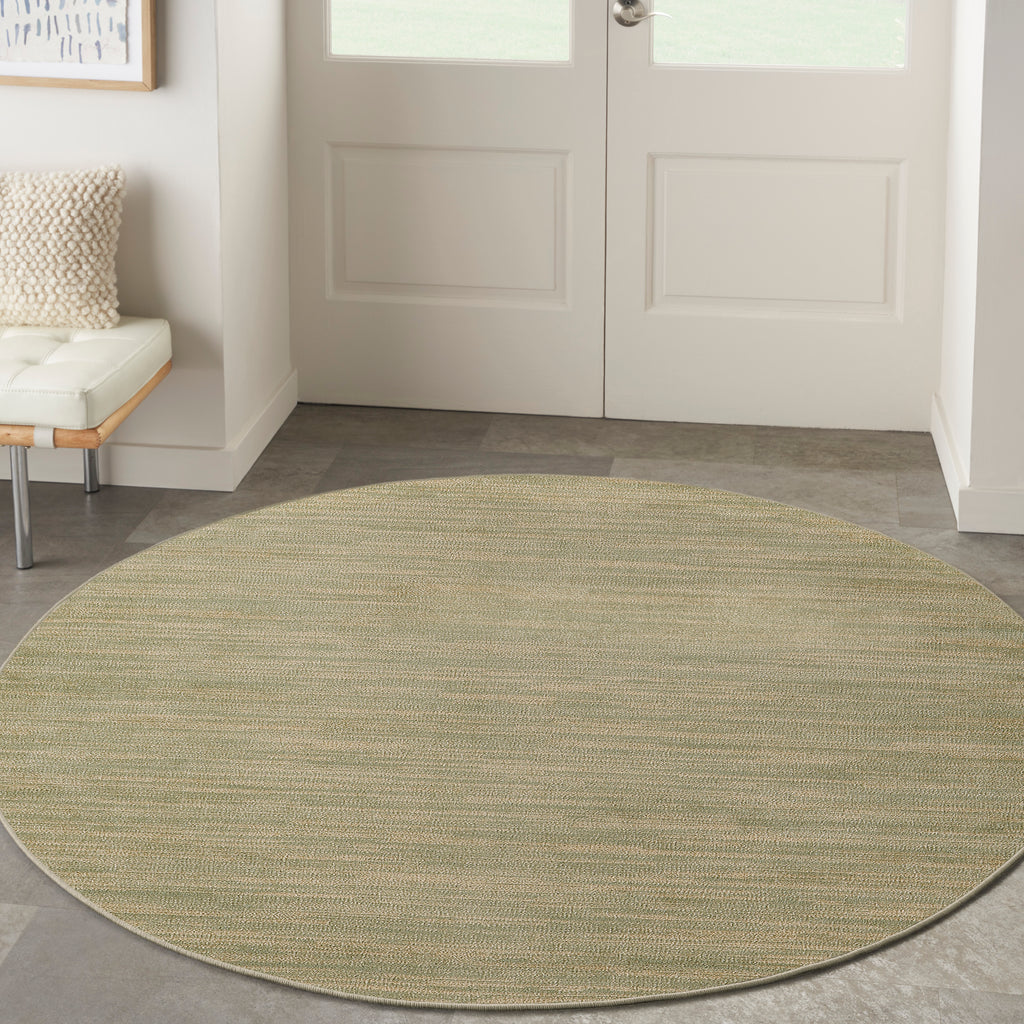 nourison nourison essentials nre01 green gold rug
