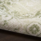 nourison astra machine washable asw11 ivory green rug