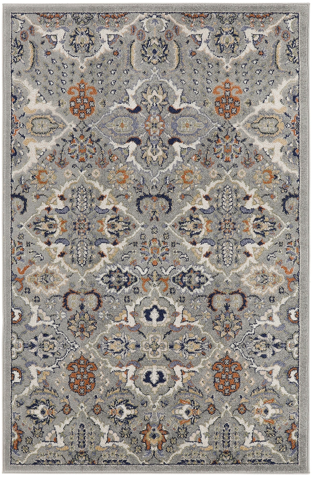 nourison allur alr03 grey rug