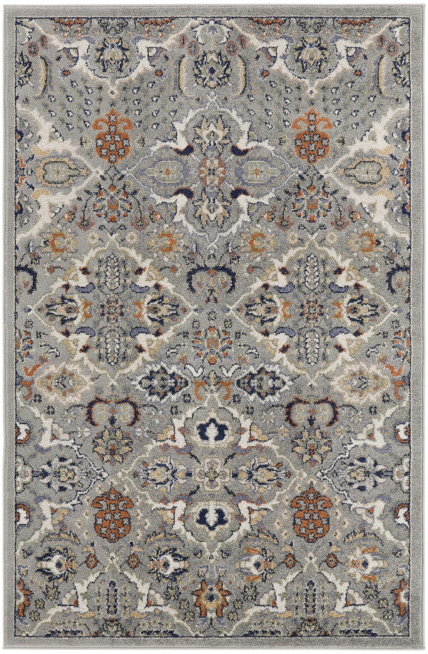 nourison allur alr03 grey rug