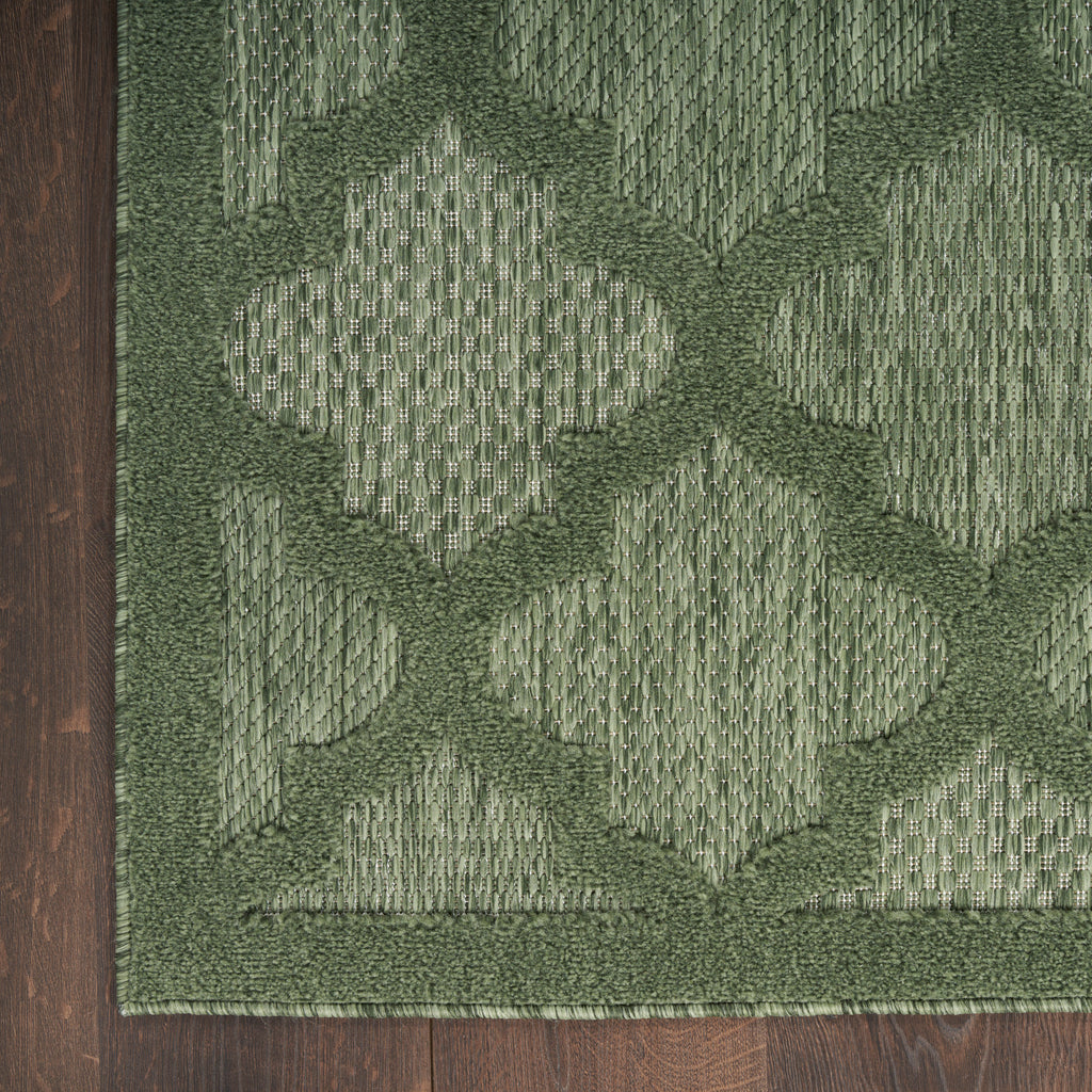 nourison easy care nes01 green rug