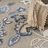 nourison aloha alh31 blue grey rug