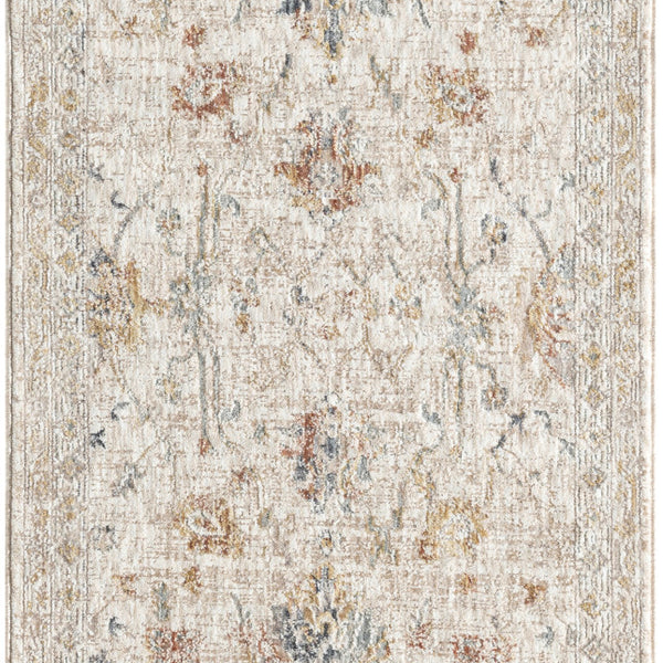 nourison antique fusion anf04 ivory multicolor rug