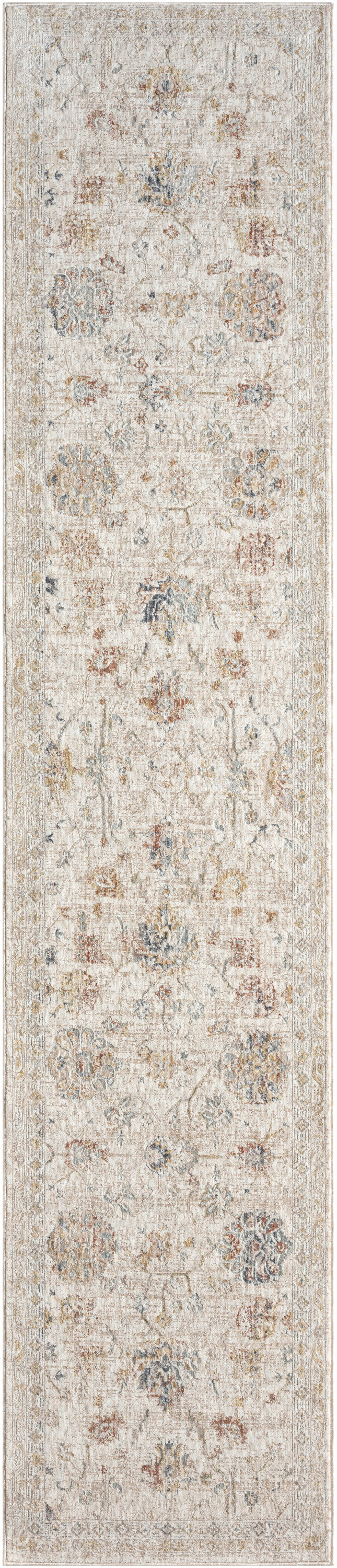 nourison antique fusion anf04 ivory multicolor rug