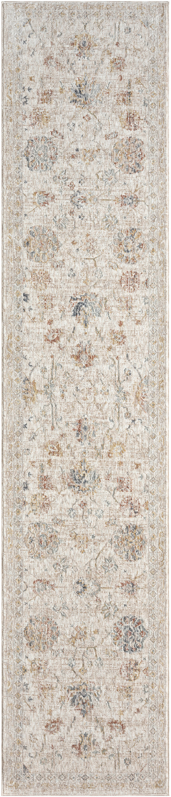 nourison antique fusion anf04 ivory multicolor rug