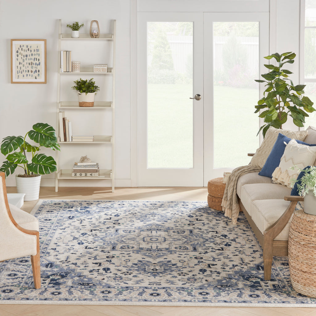 nourison passion psn33 ivory grey rug
