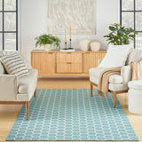 nourison twist reversible tws01 aqua rug