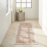 nourison ck024 irradiant irr03 rose gold rug