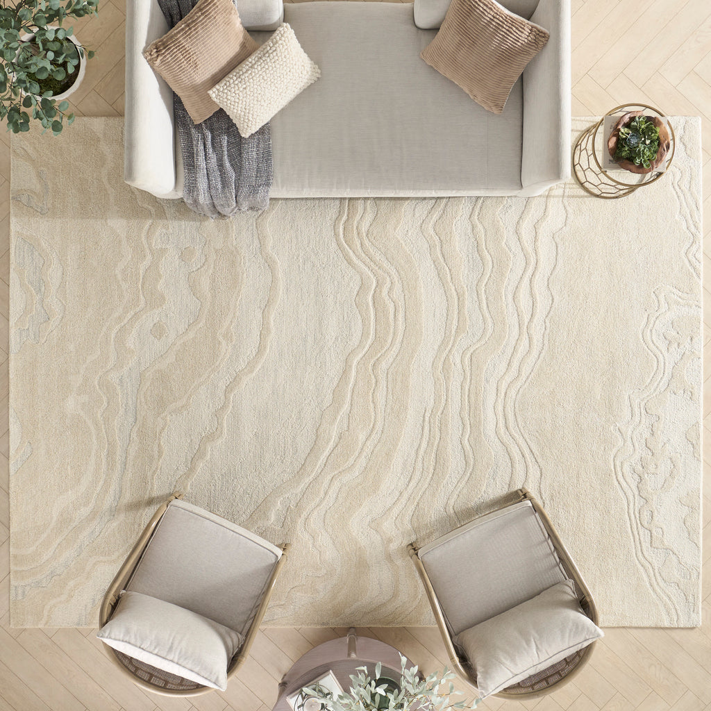 nourison graceful gru01 ivory rug