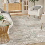 nourison glitz glz11 grey multicolor rug