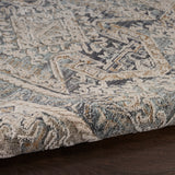nourison lynx lnx01 ivory charcoal rug