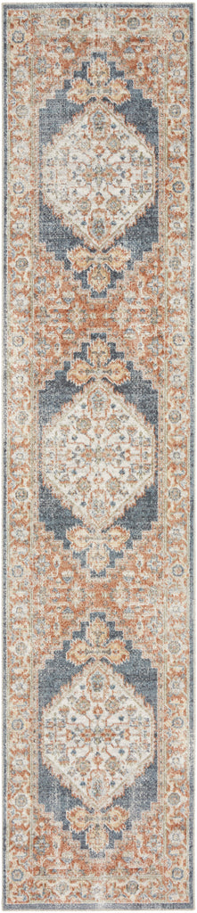 nourison astra machine washable asw11 denim multicolor rug