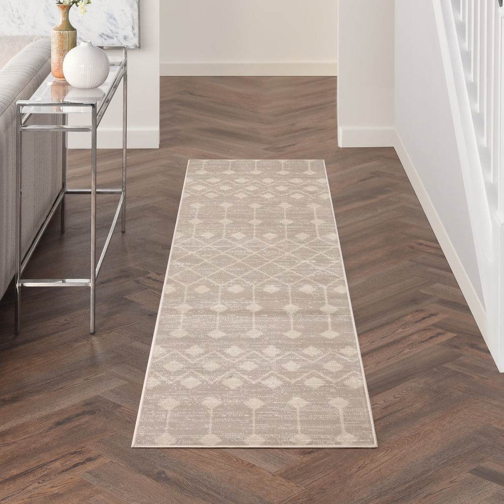 nourison grafix grf37 beige rug