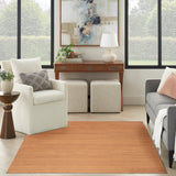 nourison washable essentials wae01 copper rug