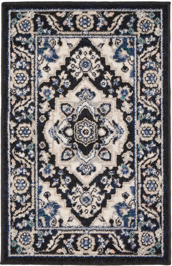 nourison passion psn33 black ivory rug