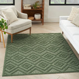 nourison versatile nrv01 green rug