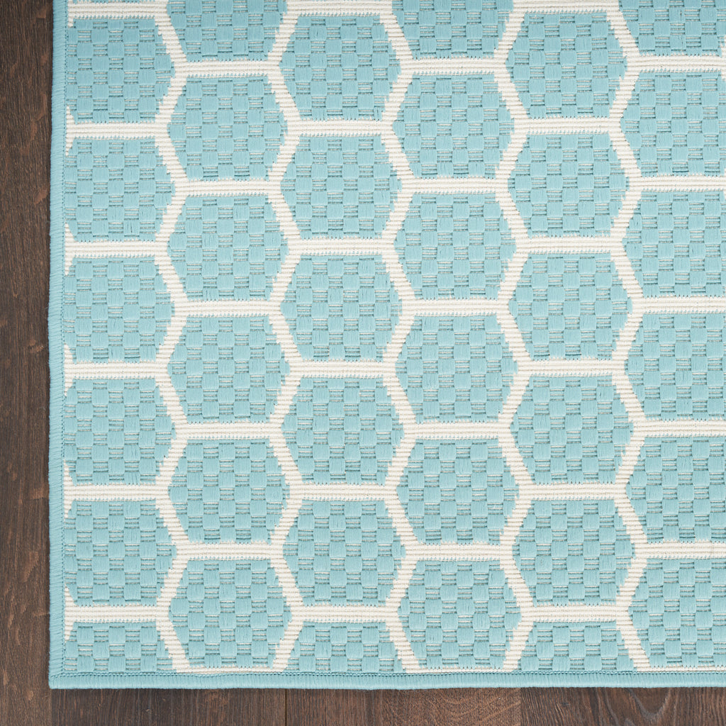 nourison twist reversible tws01 aqua rug