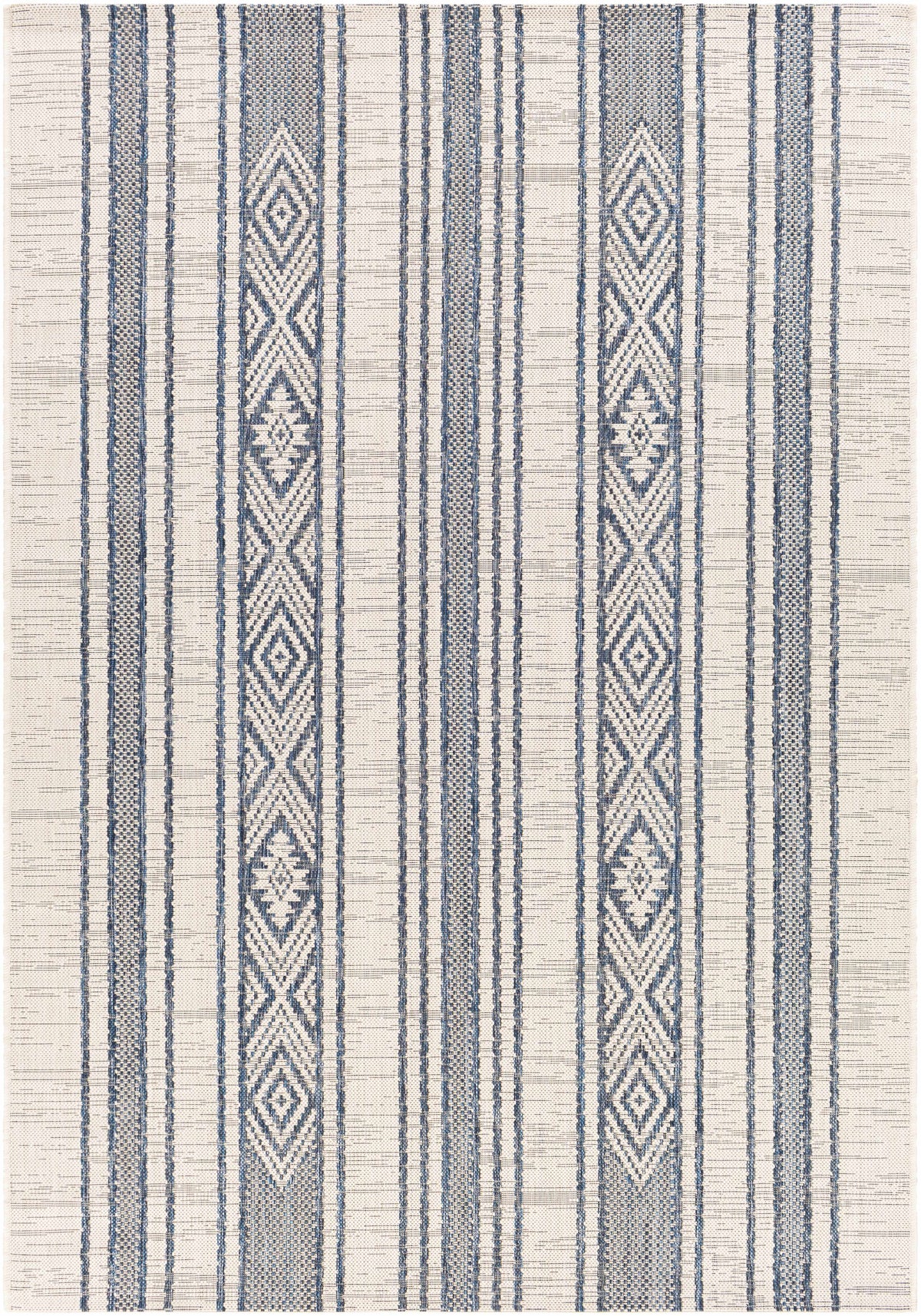 Hauteloom Yankalilla YANKA Navy Machine Made Polypropylene Rug