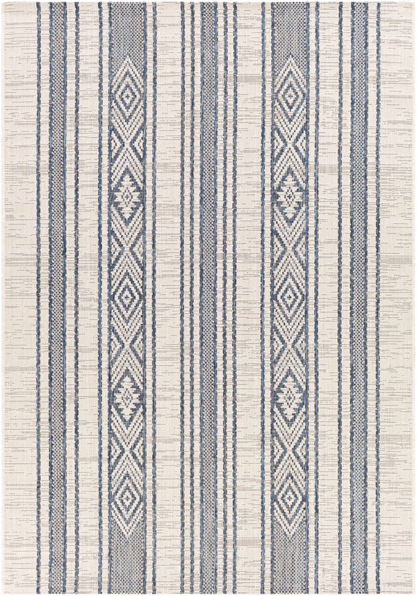 Hauteloom Yankalilla YANKA Navy Machine Made Polypropylene Rug