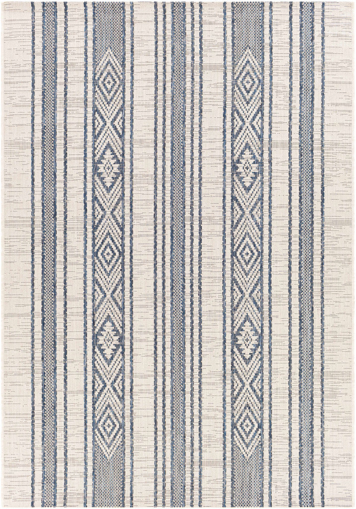 Hauteloom Yankalilla YANKA Navy Machine Made Polypropylene Rug