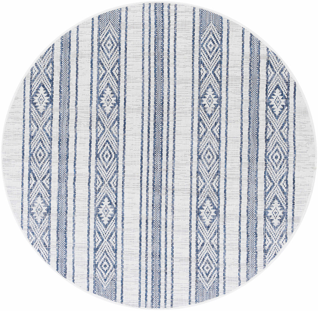 Hauteloom Yankalilla YANKA Navy Machine Made Polypropylene Rug