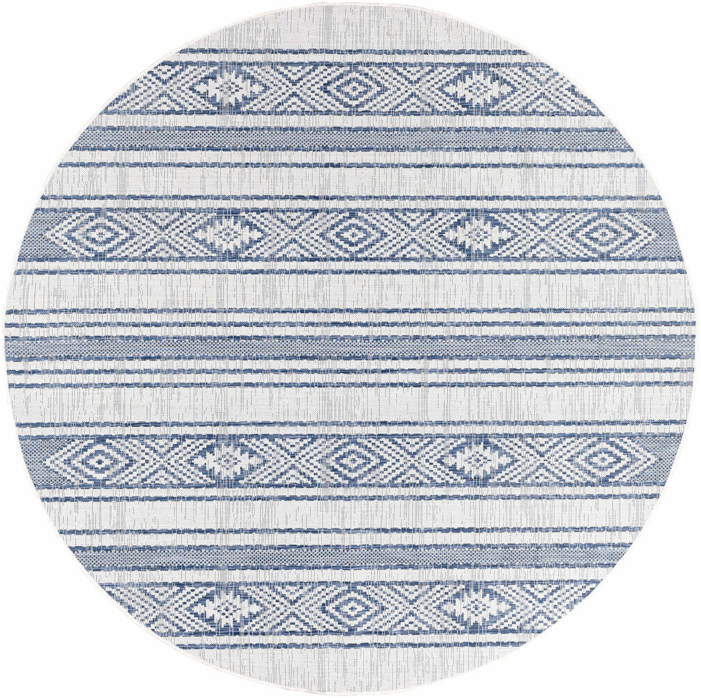 Hauteloom Yankalilla YANKA Navy Machine Made Polypropylene Rug