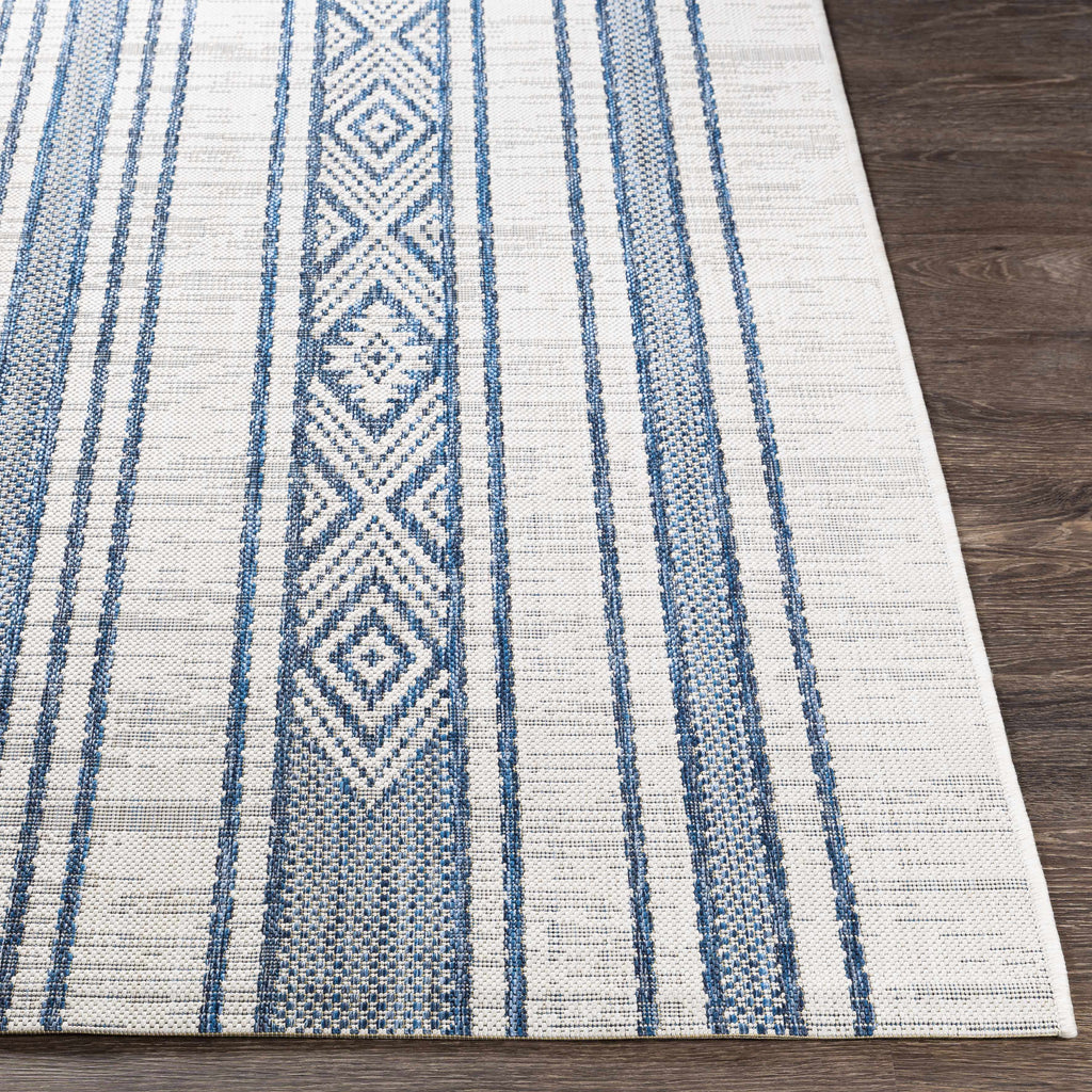 Hauteloom Yankalilla YANKA Navy Machine Made Polypropylene Rug