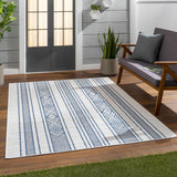 Hauteloom Yankalilla YANKA Navy Machine Made Polypropylene Rug