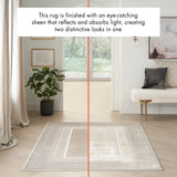 nourison glitz glz07 ivory rug