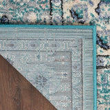 nourison passion psn03 turquoise grey rug