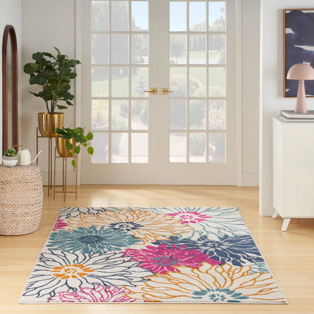 nourison passion psn17 ivory multi rug
