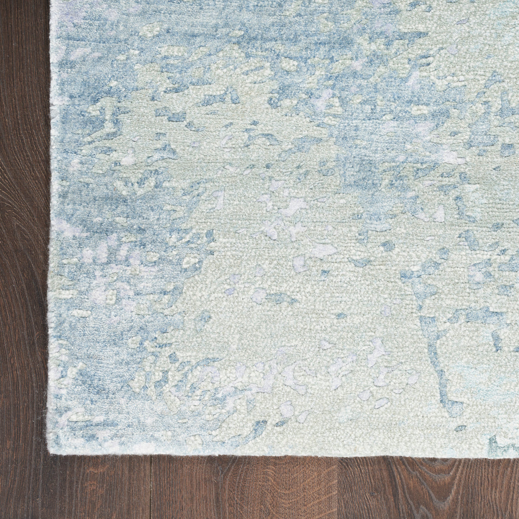 nourison silk shadows sha22 blue green rug