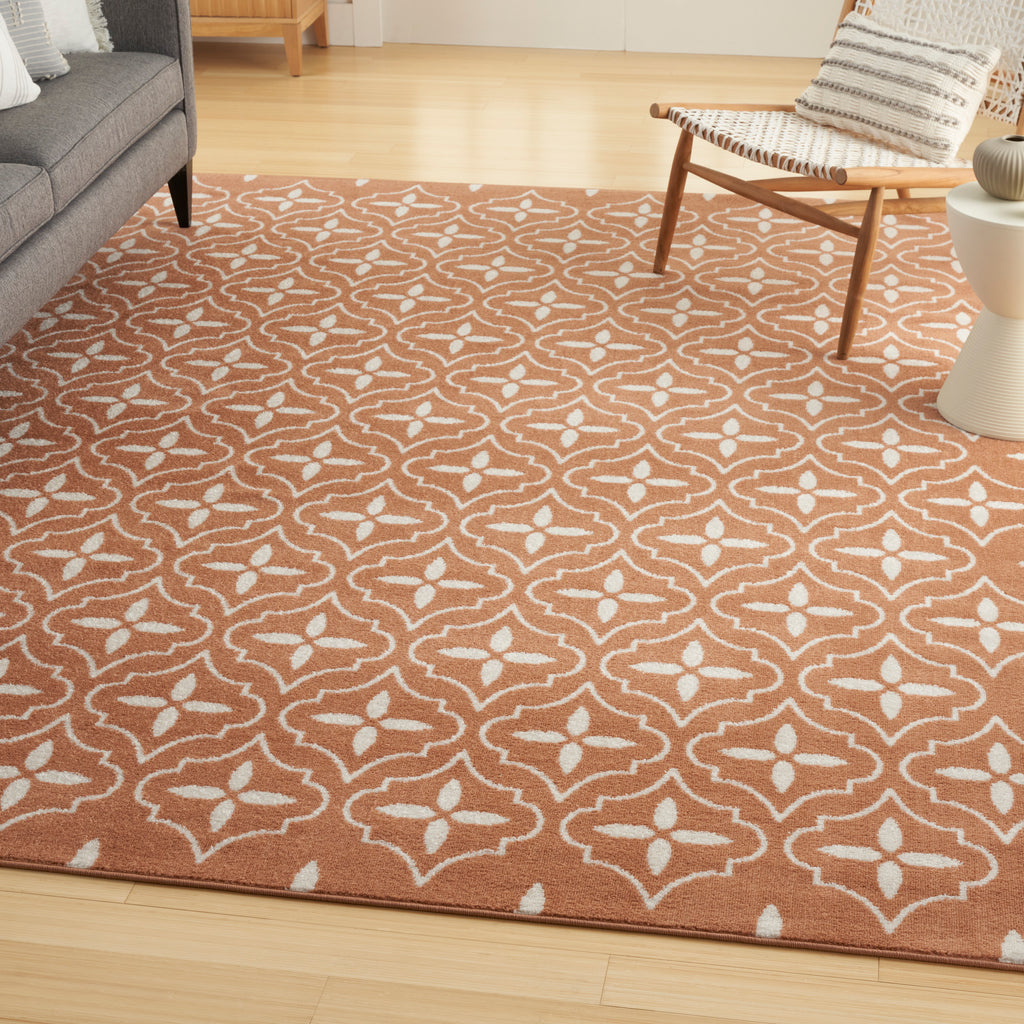 nourison nourison essentials nre04 copper rug