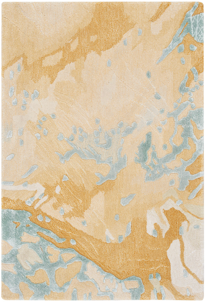 nourison prismatic prs36 sand blue rug