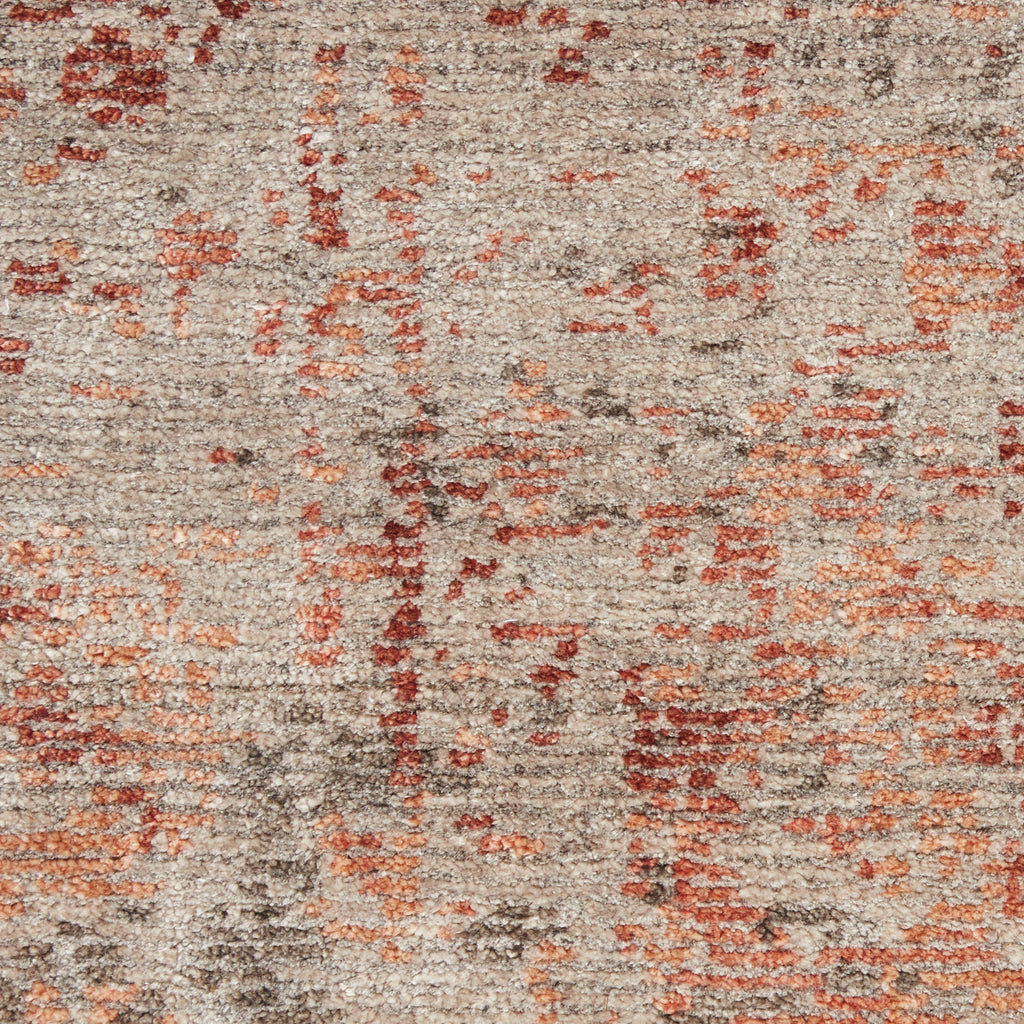 nourison lucent lcn07 silver red rug