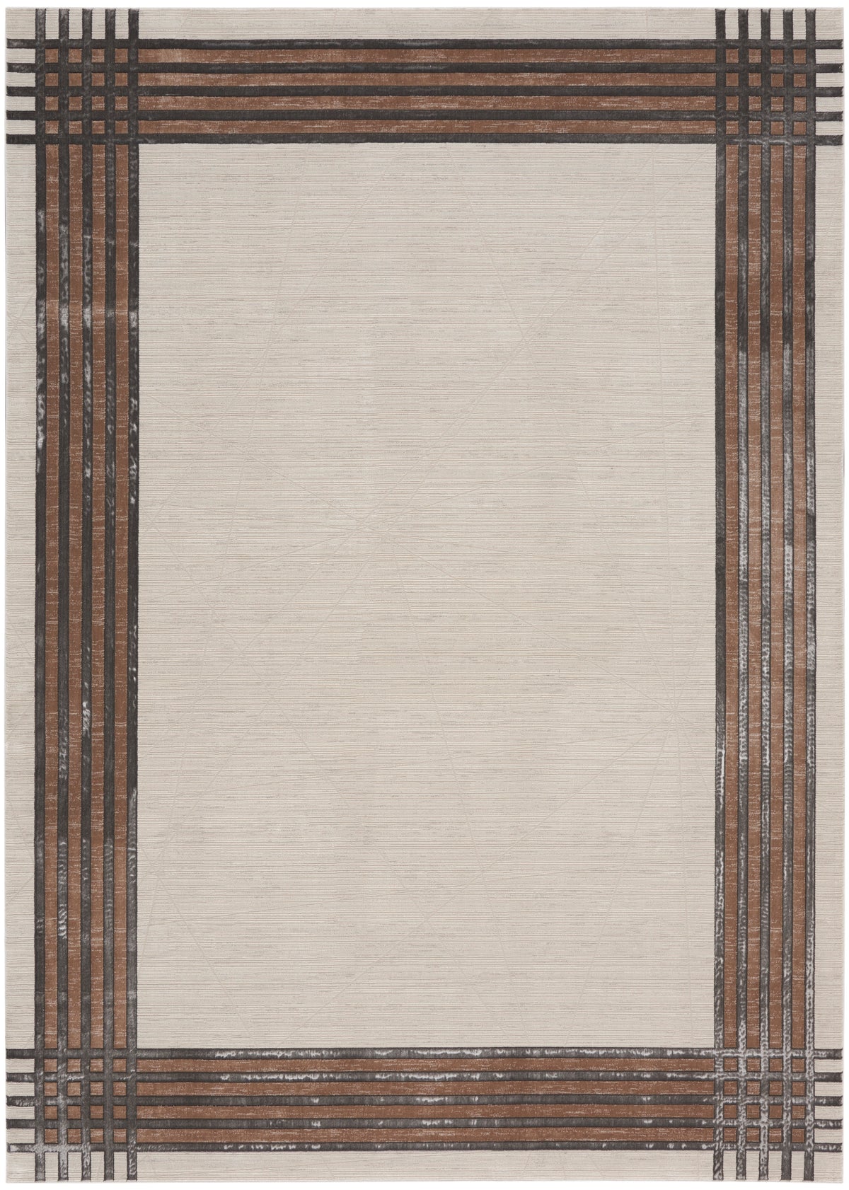 nourison desire dsr01 ivory silver rug