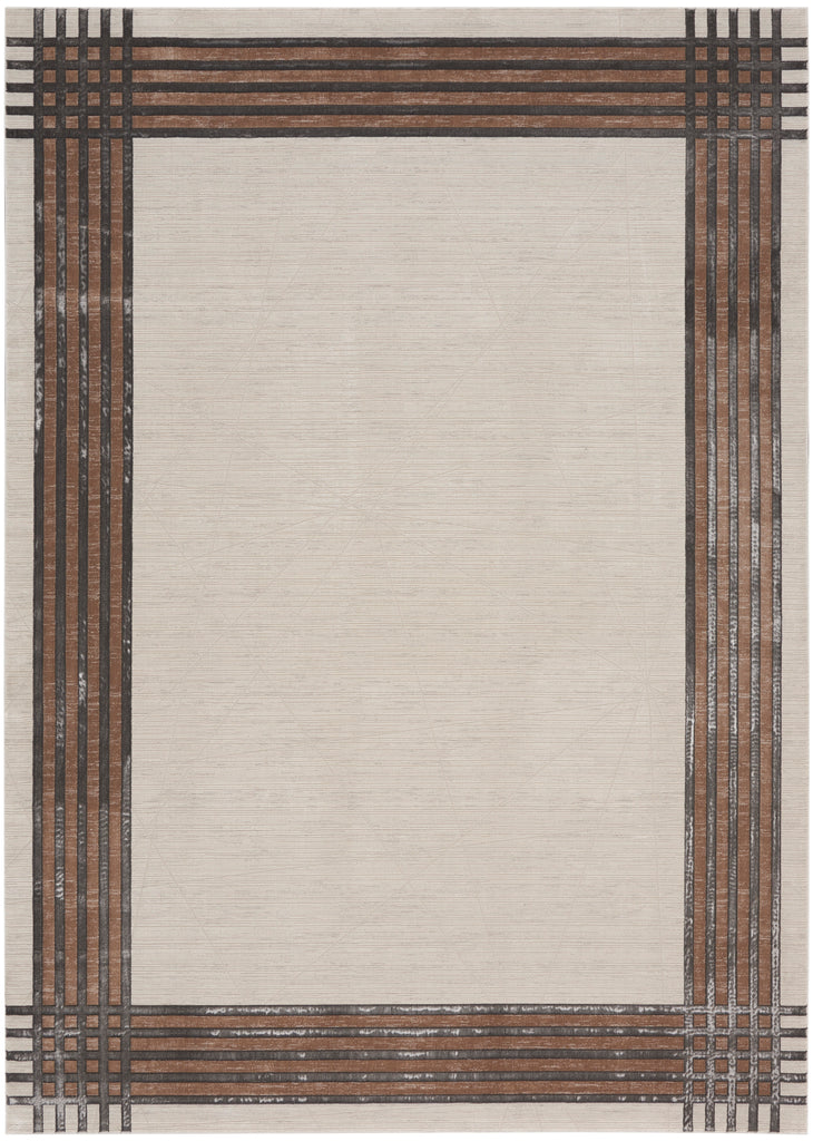 nourison desire dsr01 ivory silver rug