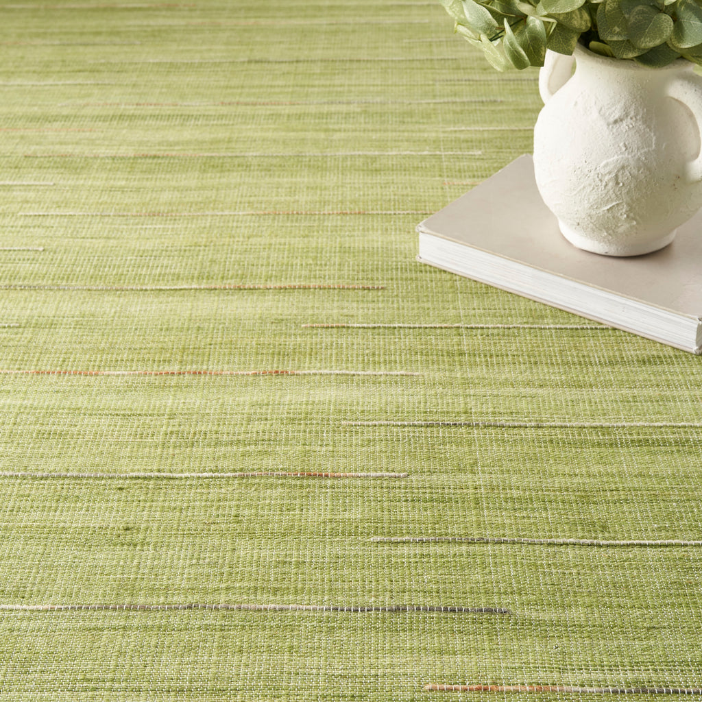 nourison interweave iwv01 green rug