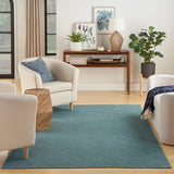 nourison washable solutions wsl01 aqua rug