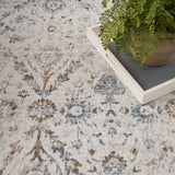 nourison astra machine washable asw16 ivory blue rug