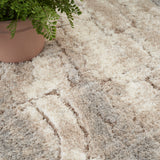 nourison dreamy shag drs09 ivory beige rug