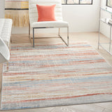 nourison elation etn01 ivory multicolor rug