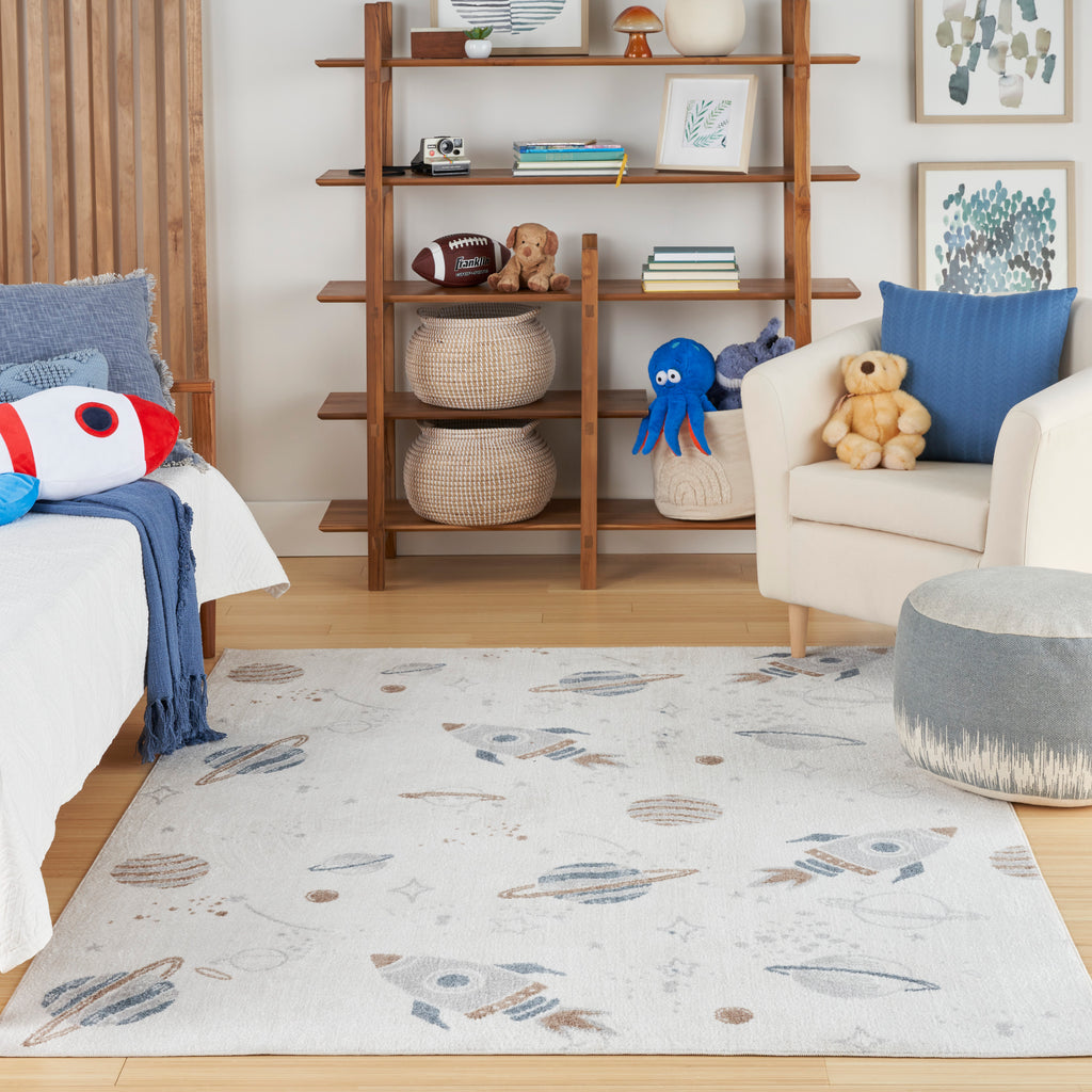 nourison astra machine washable asw18 ivory multicolor rug