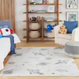 nourison astra machine washable asw18 ivory multicolor rug