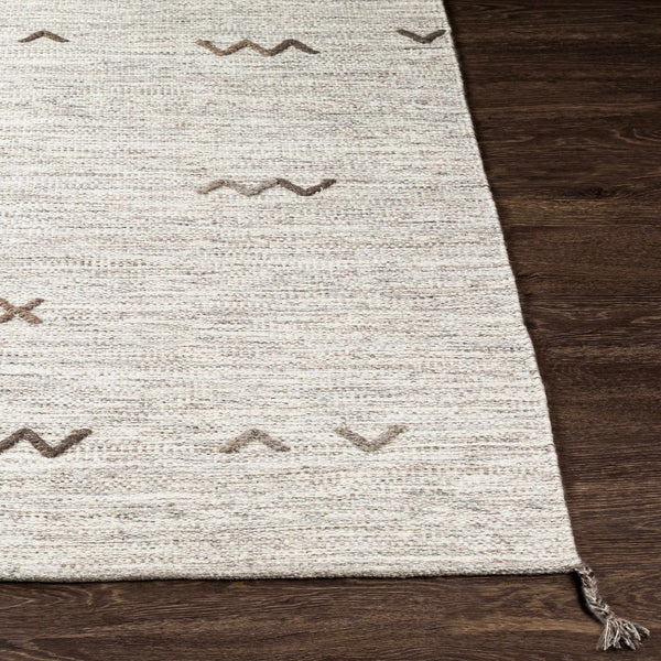 Hauteloom Yelm YEL LightGray Woven/Flatwoven Wool Rug