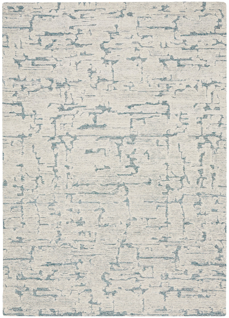 nourison ck009 sculptural scl01 teal rug