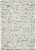 nourison ck009 sculptural scl01 teal rug