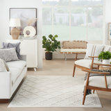 nourison easy care nes01 ivory white rug