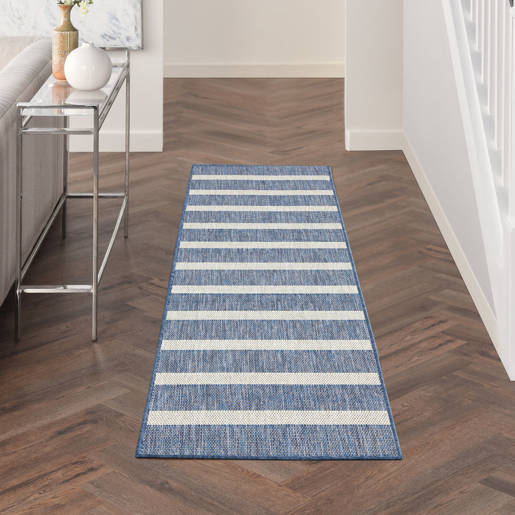 nourison positano pos03 navy ivory rug