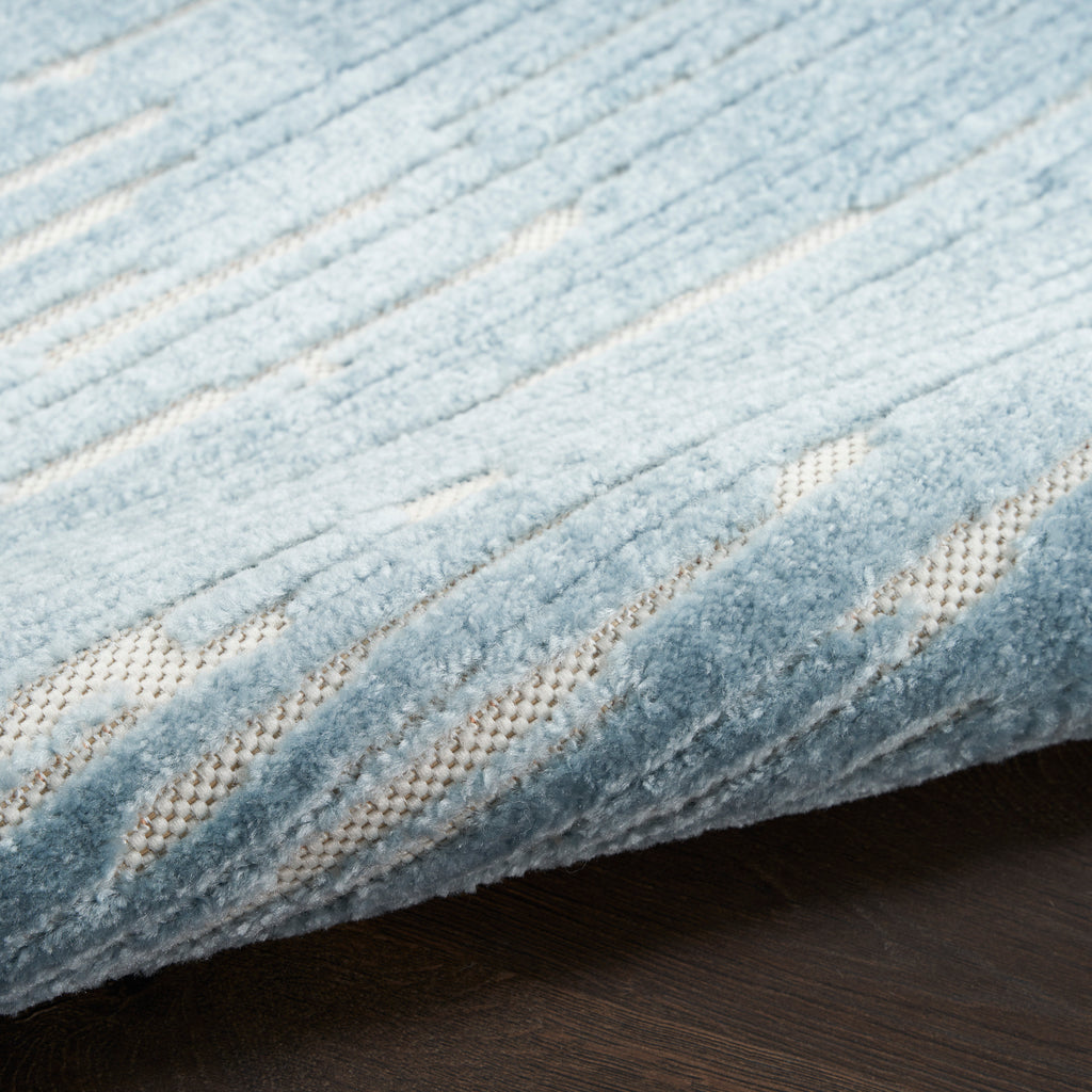 nourison care free caf04 blue rug